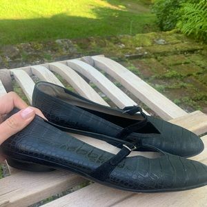 Ferragamo black flats